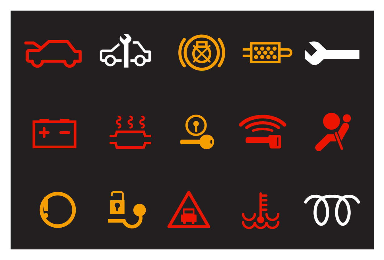 Cryptic car warning lights - diagnostic check - Fixter