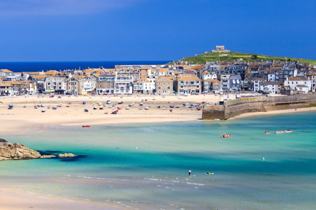 st ives cornwall summer seaside